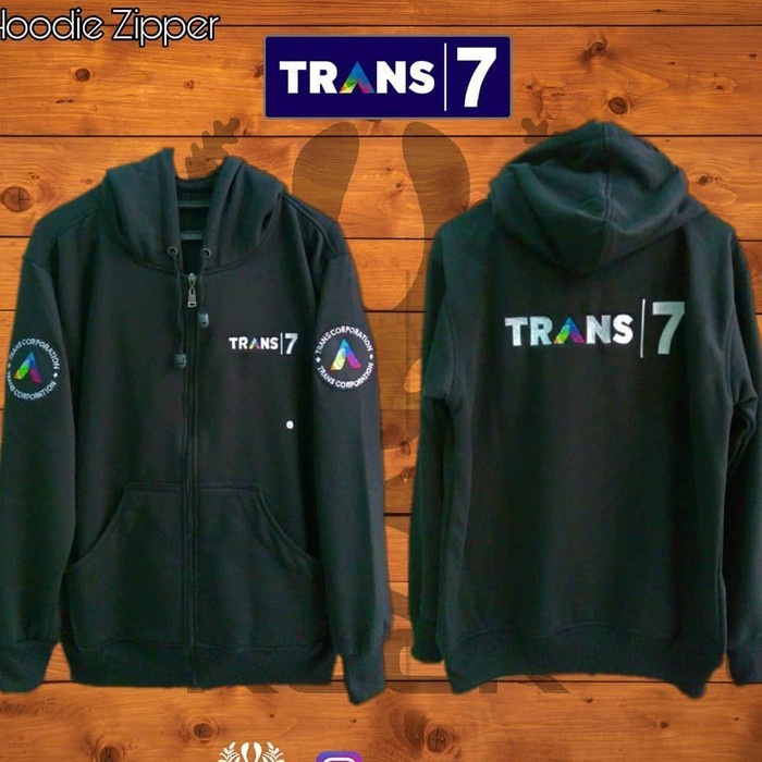 JAKET RESLETING ZIPPER DISTRO TRANS7 TRANS 7 POLOS CUSTOM CORP BAHAN BERKUALITAS