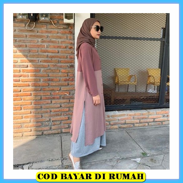 Tunik Remaja Pesta Model Terbaru Kekinian 2021 / Baju Wanita Tunik Murah / Tunik Import Dress Diona 