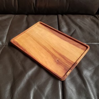 wooden tray nampan kayu mahoni  20cm x 30cm Shopee Indonesia