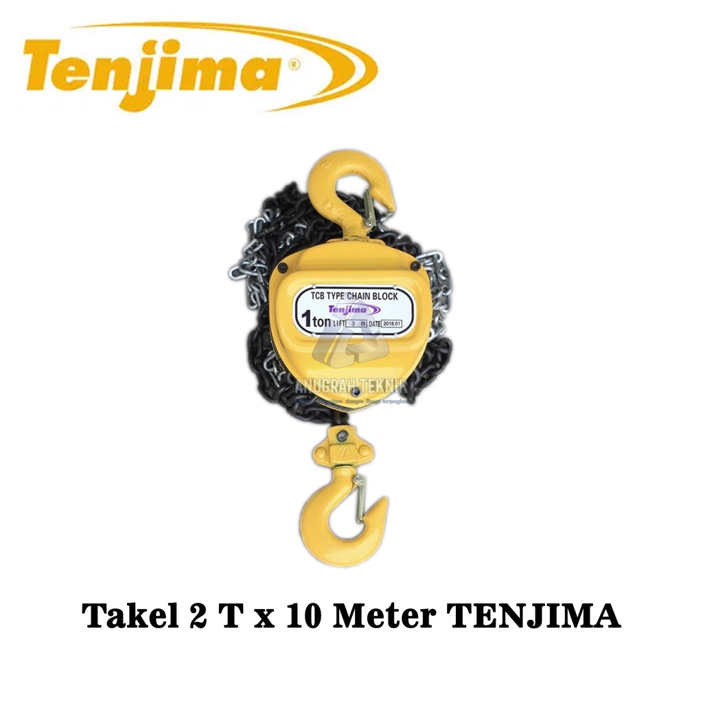 Chain Block / Takel Katrol 2 Ton x 10 Meter TENJIMA