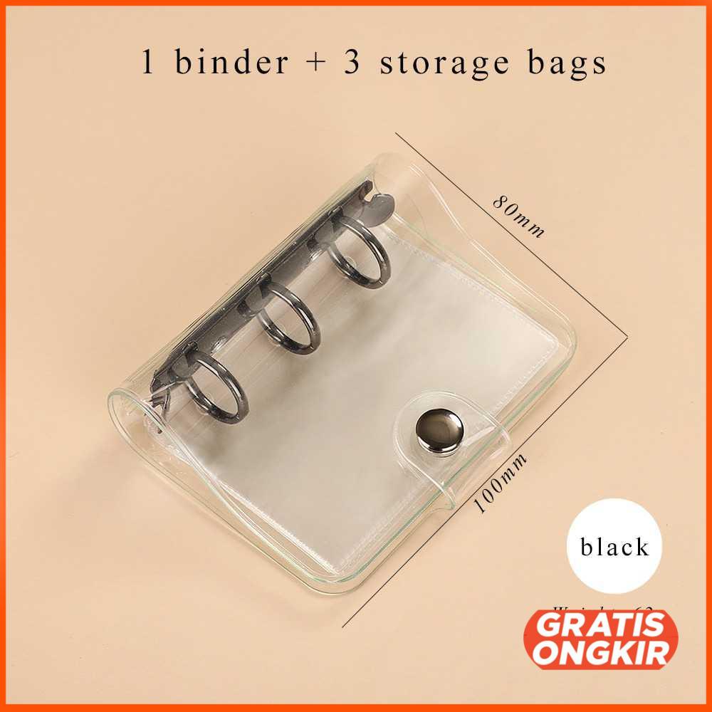 Cover Binder Buku Catatan Jurnal 3 Ring Ukuran A8 - NB-2020