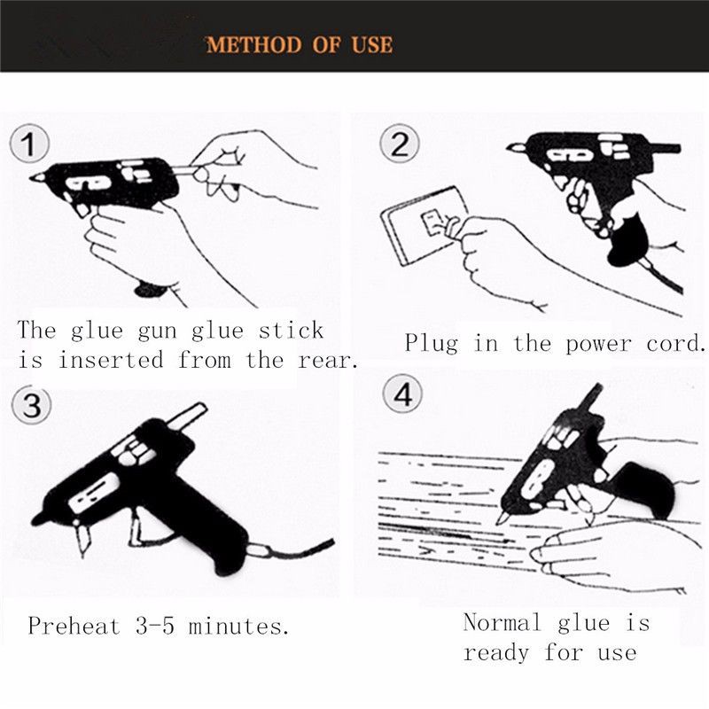 Makassar V21 Peluru lem tembak glue gun