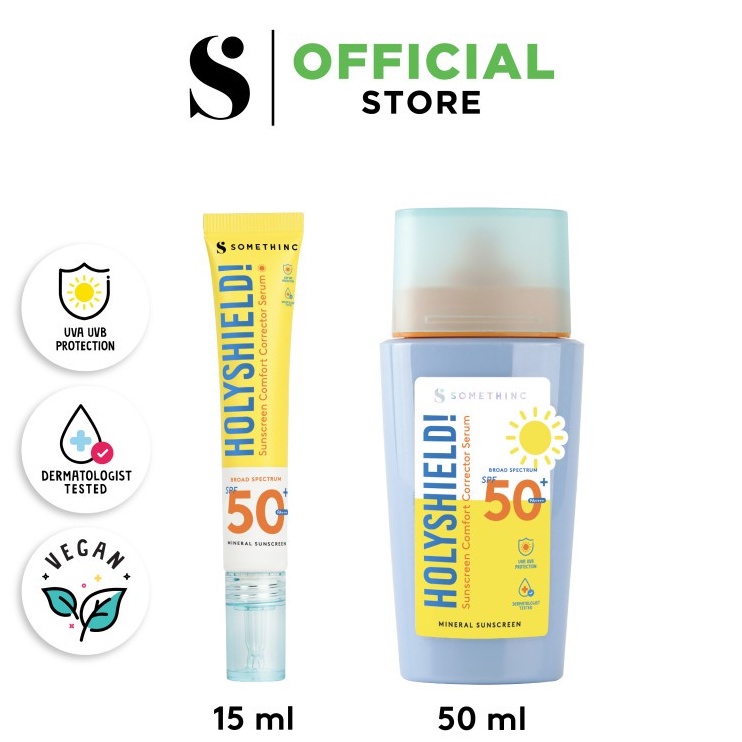 SOMETHINC Holyshield Sunscreen Comfort Corrector Serum SPF 50+ PA++++ - SUN SCREEN