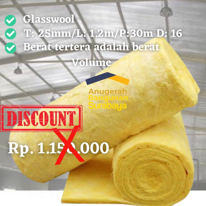 Glasswool Peredam Suara