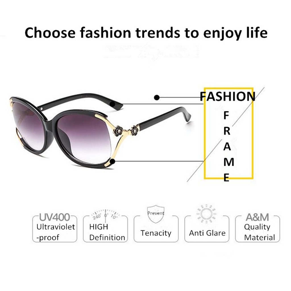 [✅COD] Kacamata Hitam Anti Radiasi Gaya Korean Style Aksesoris Fashion Sunglasses Kaca Mata Retro Polarized Photocromic Wanita Cewek Perempuan Korea Murah Original