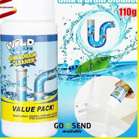✥ Anti Mampet Wastafel/Wc/Pipa WILD TORNADO Pembersih Pipa Saluran Air ♪