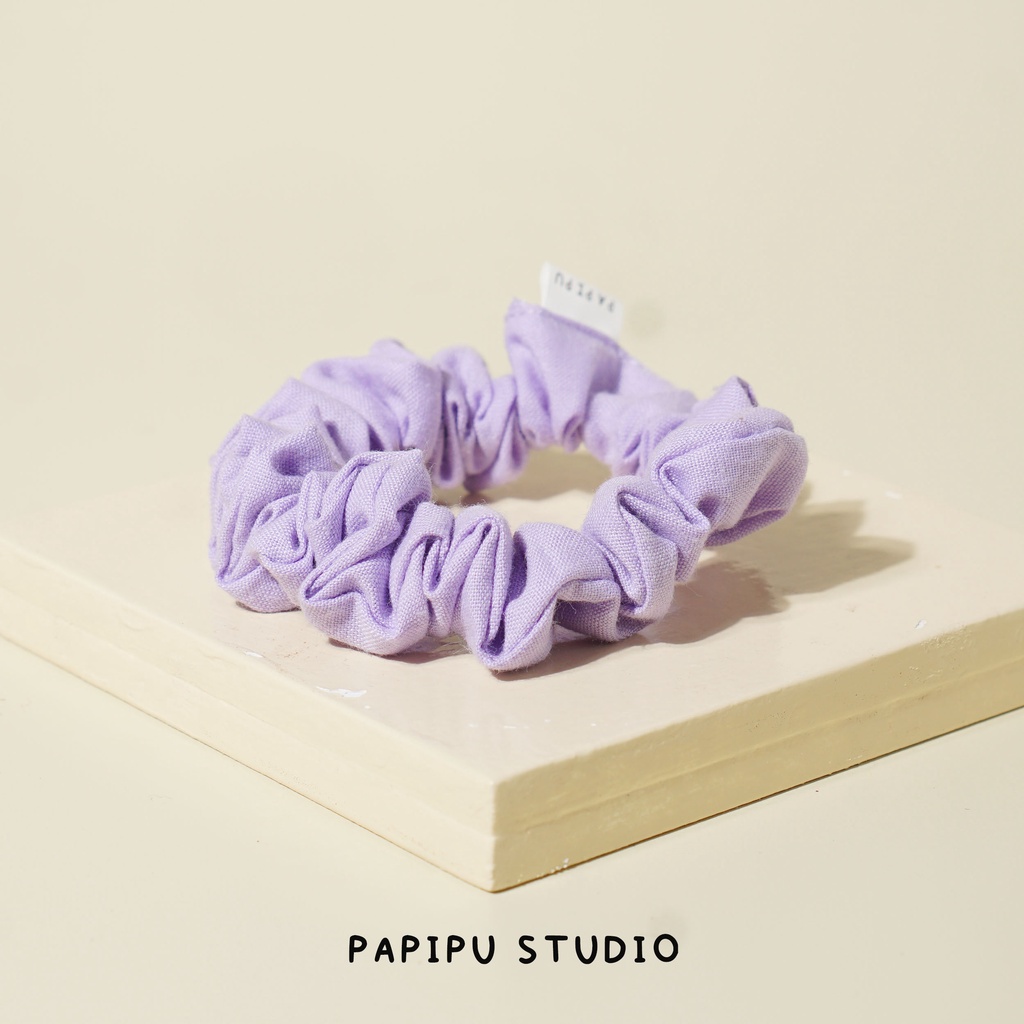 Papipustudio - Scrunchies ikat rambut kunciran Pastel series