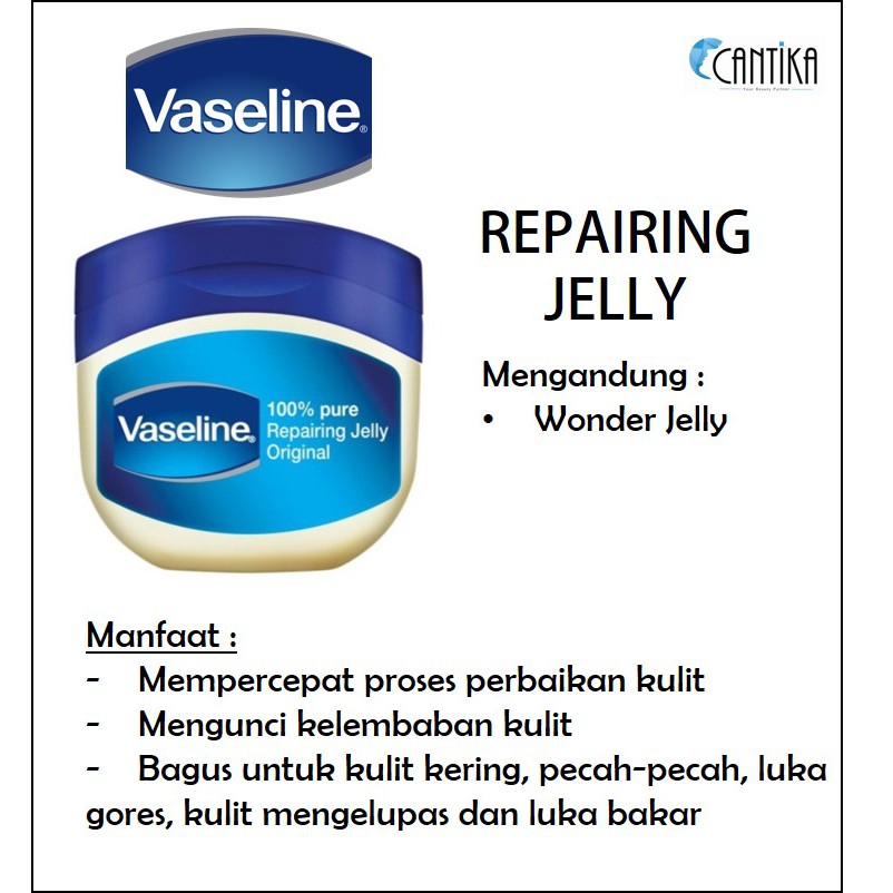 [PROMO] Vaseline Repairing Jelly Original 50/100ml | Shopee Indonesia