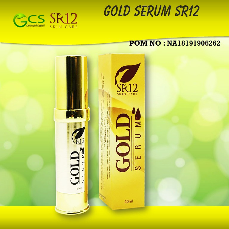 SERUM GOLD SR12 // SERUM ANTI KERIPUT // SERUM PENCERAH/ SERUM EMAS / GOLD SERUM SR12