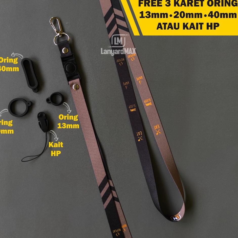 

Paling Disukai.. Lanyard Pod HP eat Sleep Vp Repeat 1,5cm