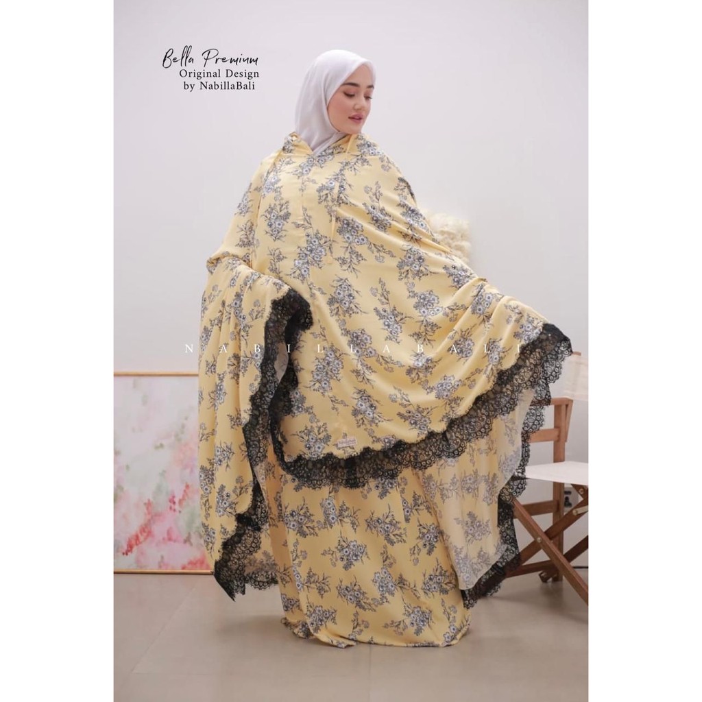 Mukena Bella Traveling 2in1 SUPER JUMBO ori by Nabillabali