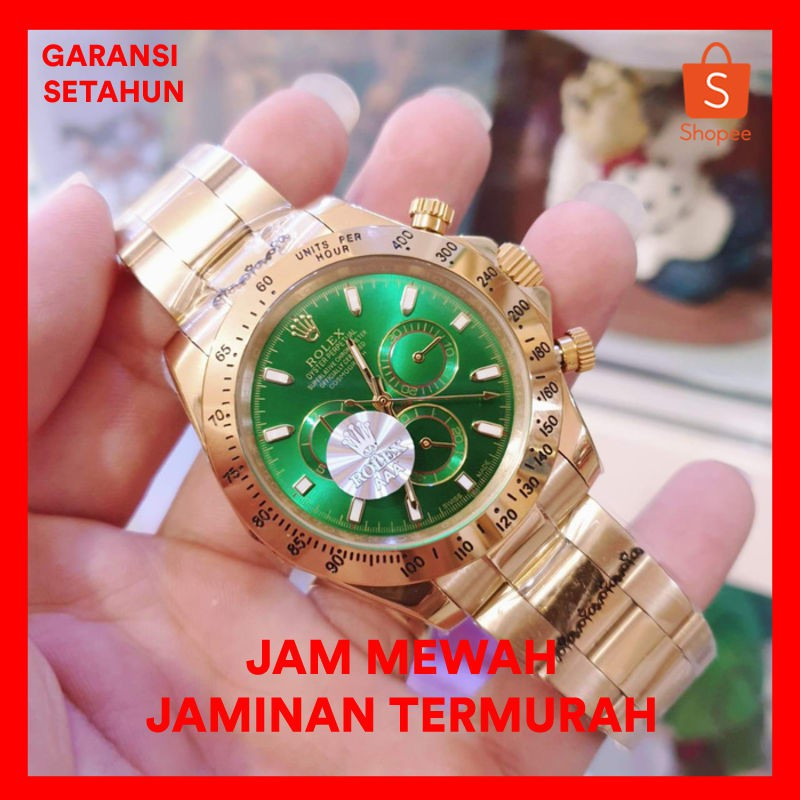 Jam Pria Rolex Daytona Automatic Steel Swiss