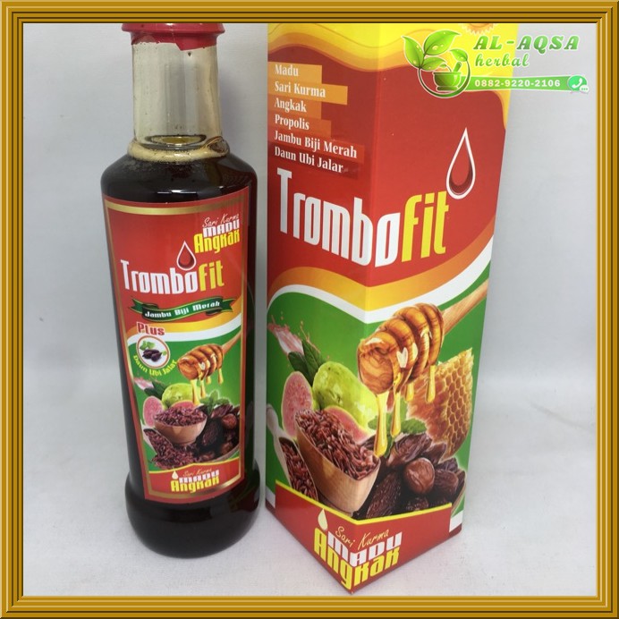 

Trombofit Madu Kurma Angkak Propolis Jambu Biji 460 Gram