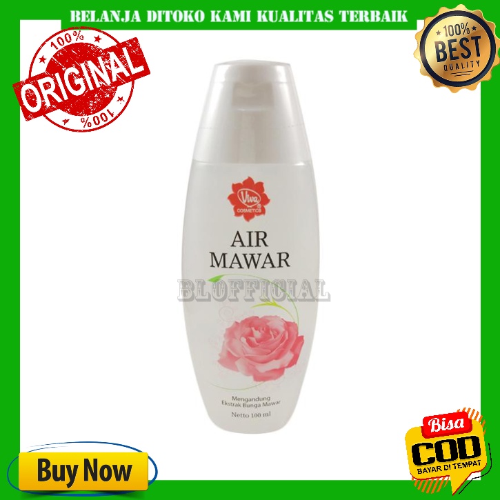 VIVA AIR MAWAR 100ML ORIGINAL BPOM - AIR MAWAR VIVA 100ML ORIGINAL