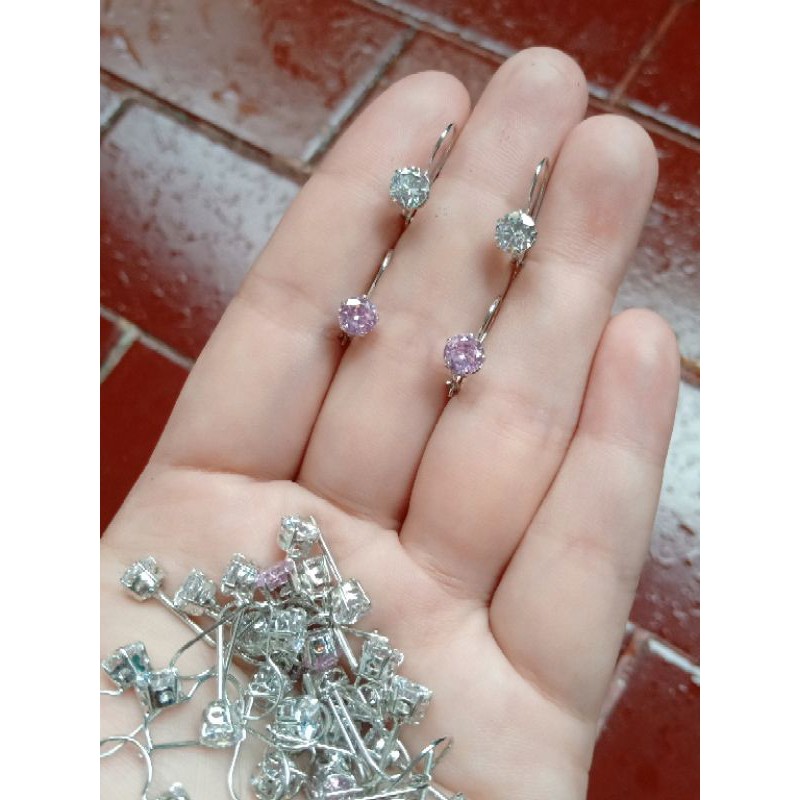 anting kait desy solitaire mp S925