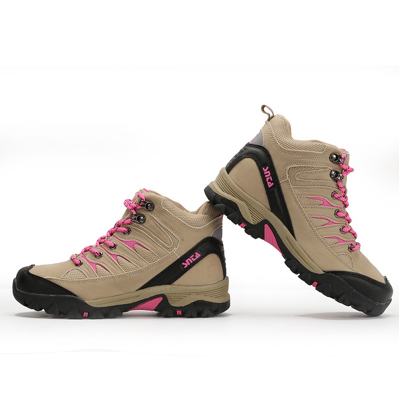 Sepatu Wanita Hiking/Gunung Outdoor Snta 605 Beige