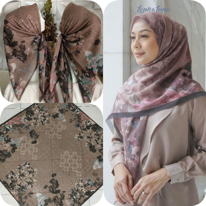 Hijab Voal Motif Louisaluna
