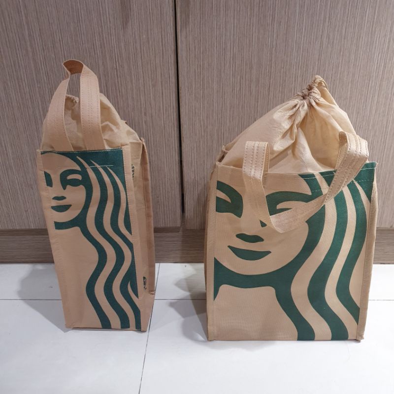 Tas Starbucks spunbond serut original