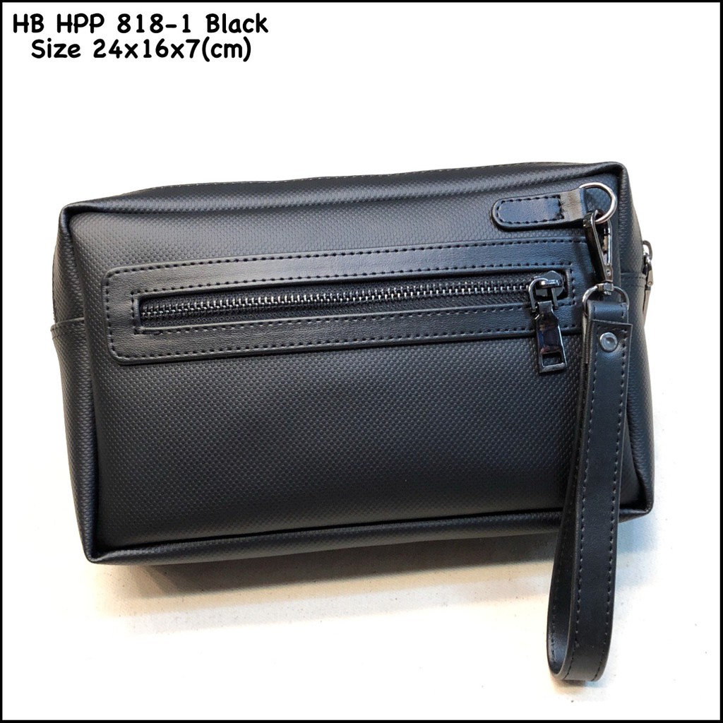 dompet hush puppies 818-1 black premium quality dompet cowok dompet pria dompet murah dompet import