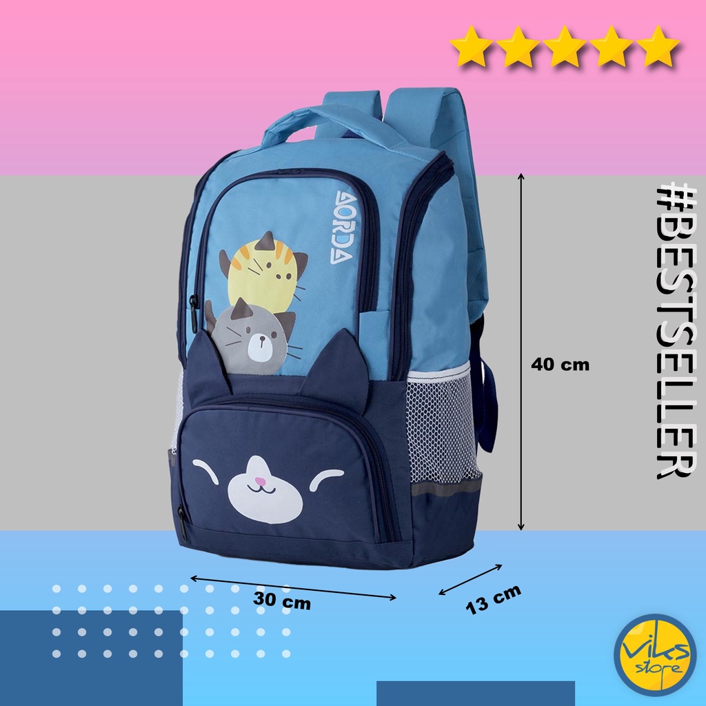 Tas Ransel Sekolah Anak Tk Sd Motif Ukuran Sedang Umur 5 7 8 9 10 Tahun Backpack Lucu