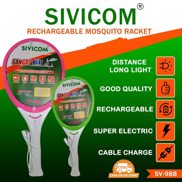 SIVICOM RAKET NYAMUK SV-988