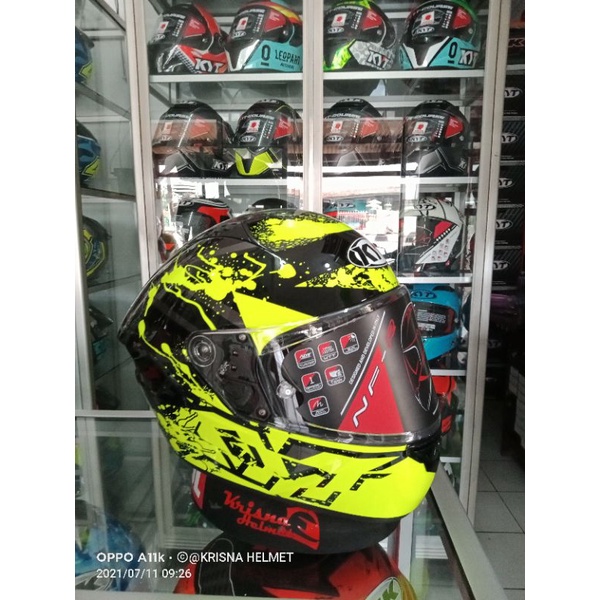 Helm Full Face KYT NFR NEUTRON YELLOW