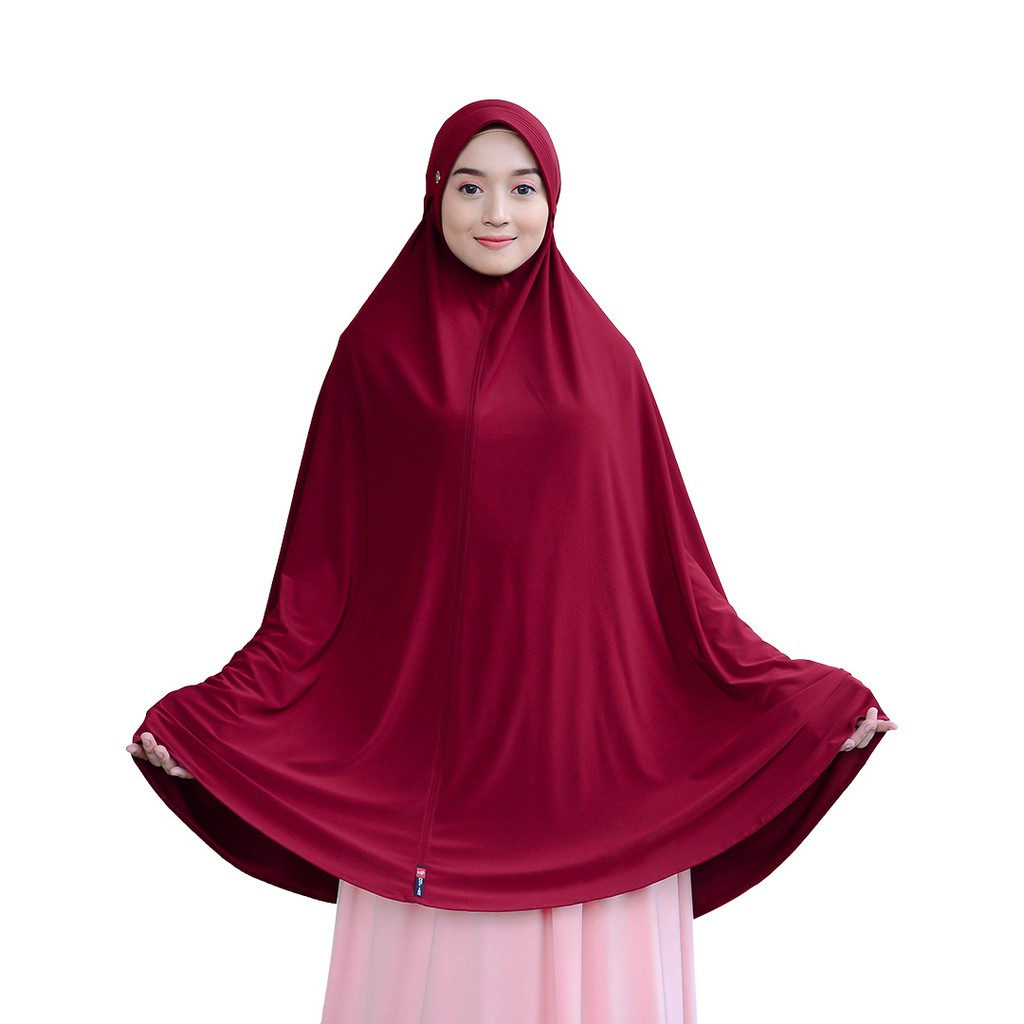 Jilbab Instan Syari Nafisa SIFABELLA | Hijab Instan Jumbo Bergo Pad Kecil Ultracryf Khimar Premium