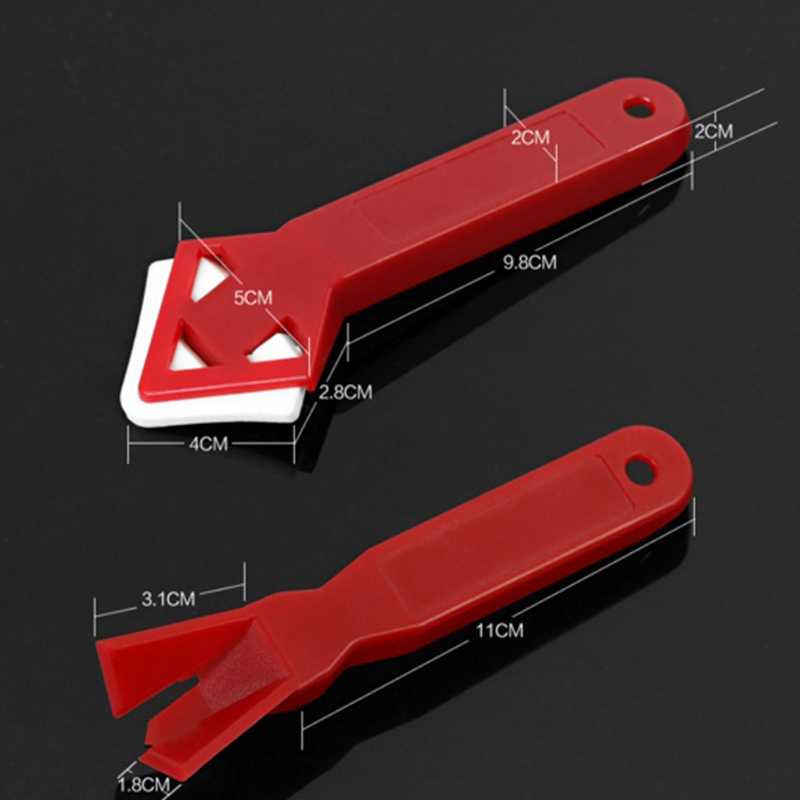 GROSIR_IJ Balight 2 in 1 Alat Pembersih Perapi Lem Silikon Sealant Tool Scraper