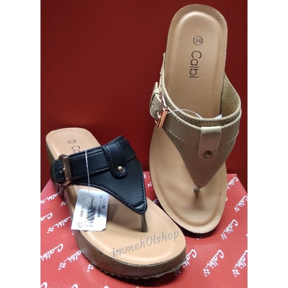 SANDAL WEDGES WANITA ORI CALBI STORE