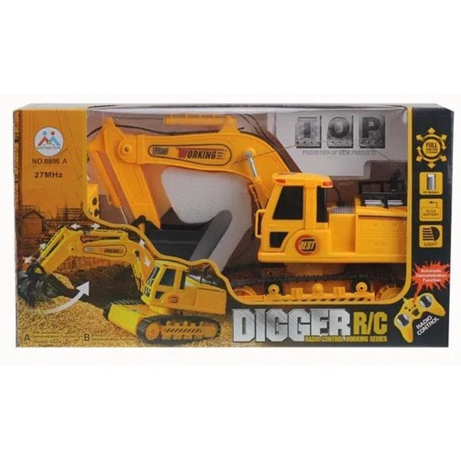 RC DIGGER EXCAVATOR MAINAN ANAK BARU SERU
