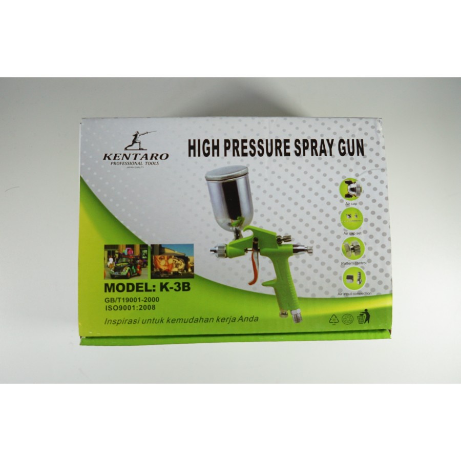 SPRAY GUN K-3B K3 K-3A K3B CAT 200ML ALUMUNIUM KENTARO JAPAN QUALITY