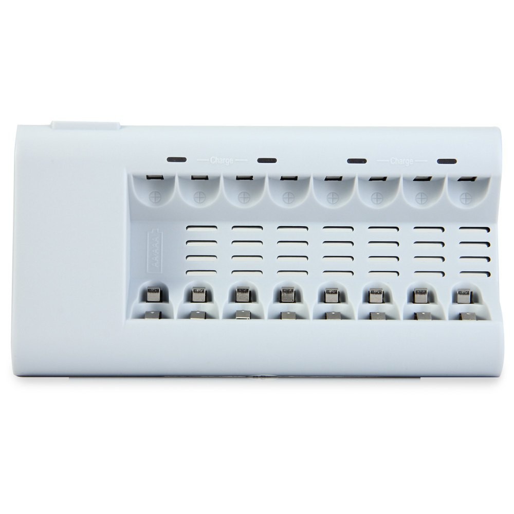 Sofirn Battery Charger 8 Slot for AA / AAA NiCd NiMH - C808W - White