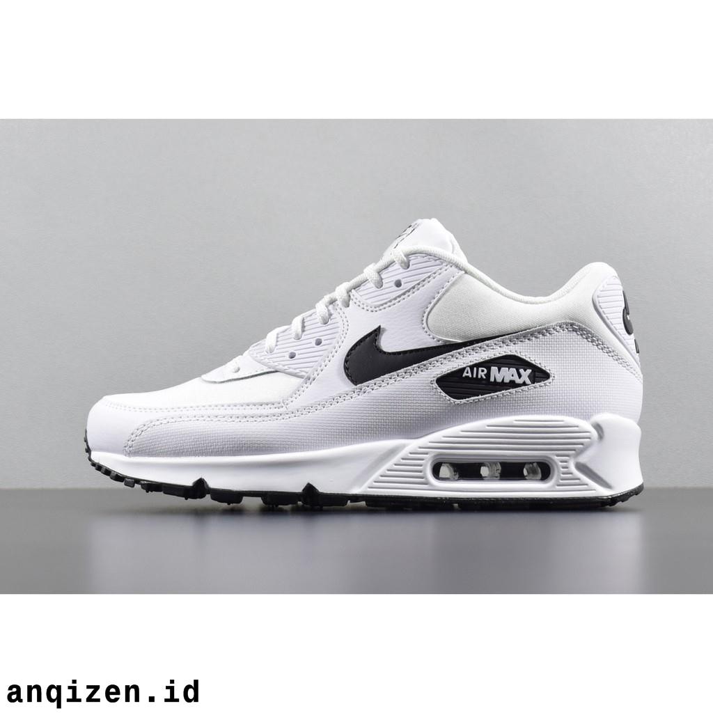 Sepatu Sneakers Desain Nike Air Max 90 Warna Hitam / Putih Ukuran 36-44 |  Shopee Indonesia