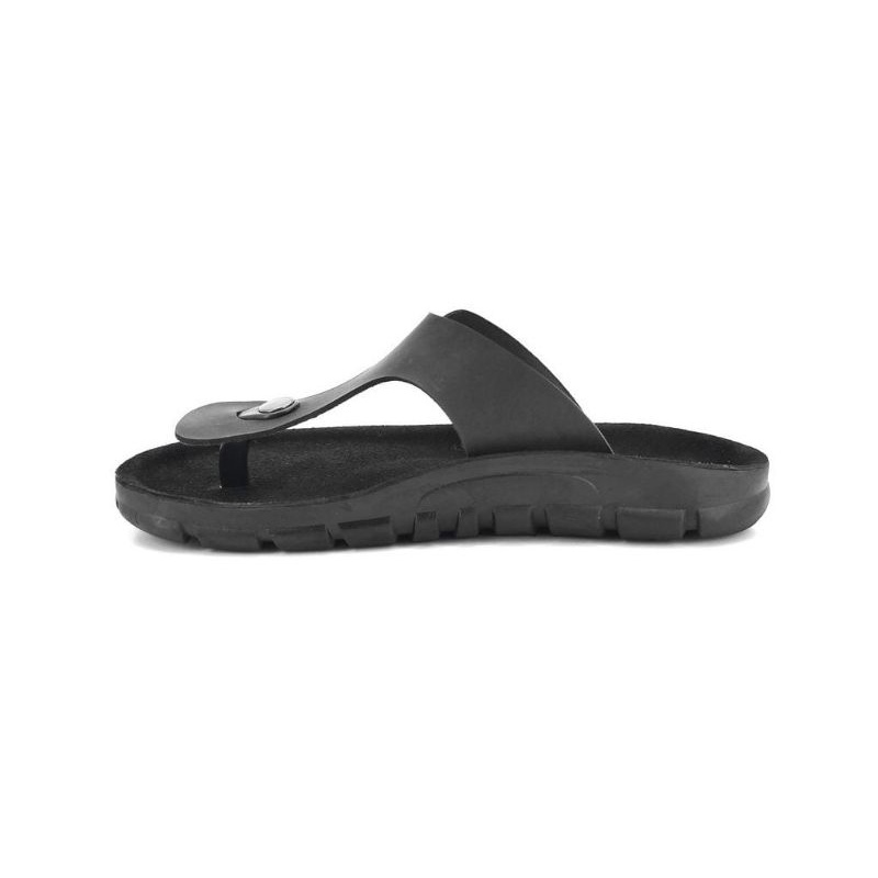 Bata Sandal Pria Kulit Japit Energezer Black-8736177