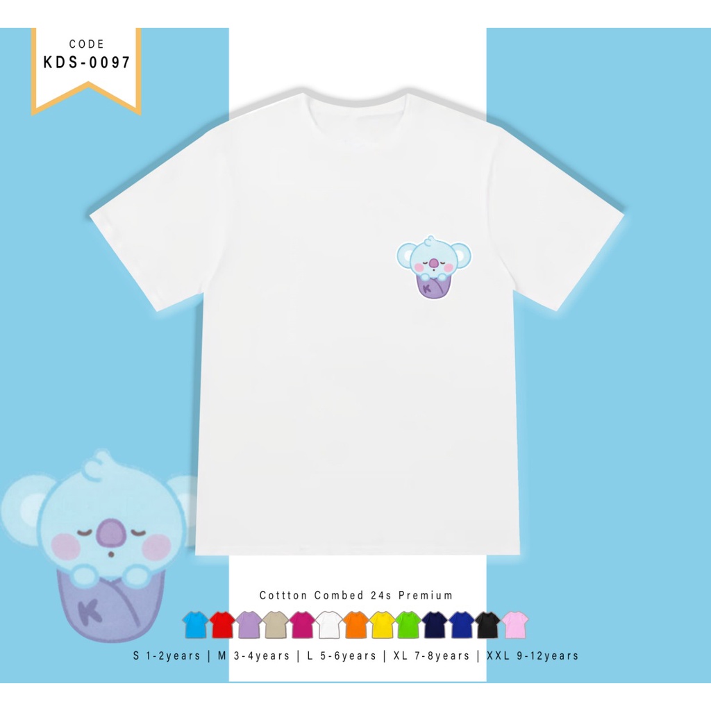 KAOS ATASAN ANAK ADEM DAN LEMBUT / TERIMA CUSTOM / BTT21 BABY SIDE TEMURAH / RESELLER WELCOME