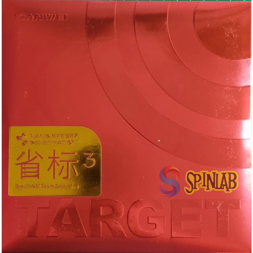 Karet Pingpong Tenis Meja SANWEI Target Pro 3 Nano