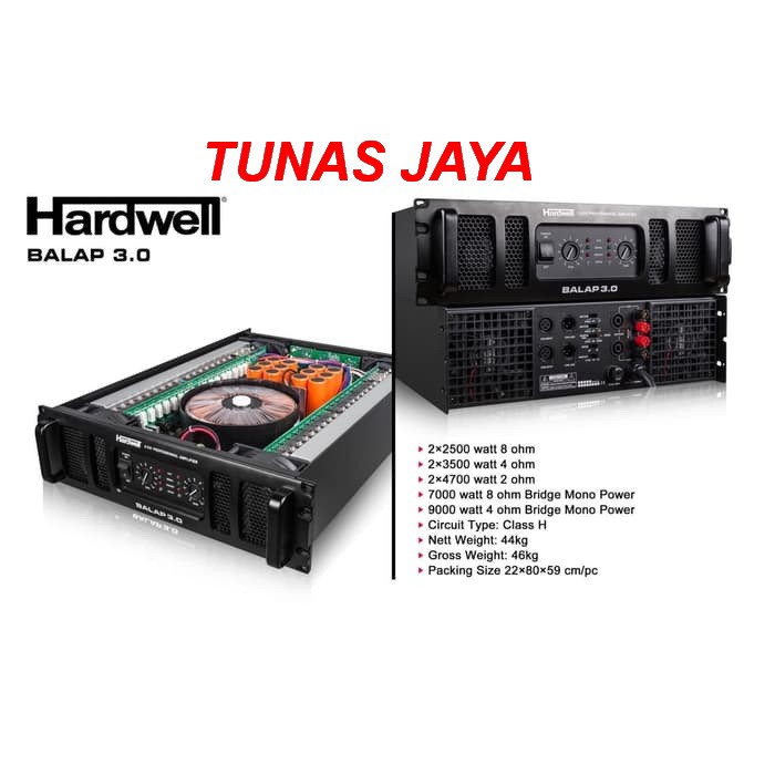 Power Ampli Amplifier Hardwell Balap 3.0