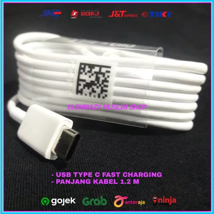 Kabel data USB Samsung Galaxy A11 M11 ORIGINAL 100% Type C Putih