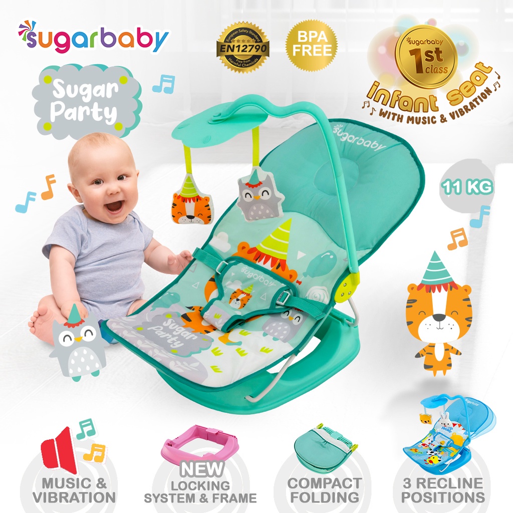 Makassar - Sugarbaby 1st Class Infant Seat-Kursi Musik &amp; Getar Bayi-Kursi Lipat Bayi