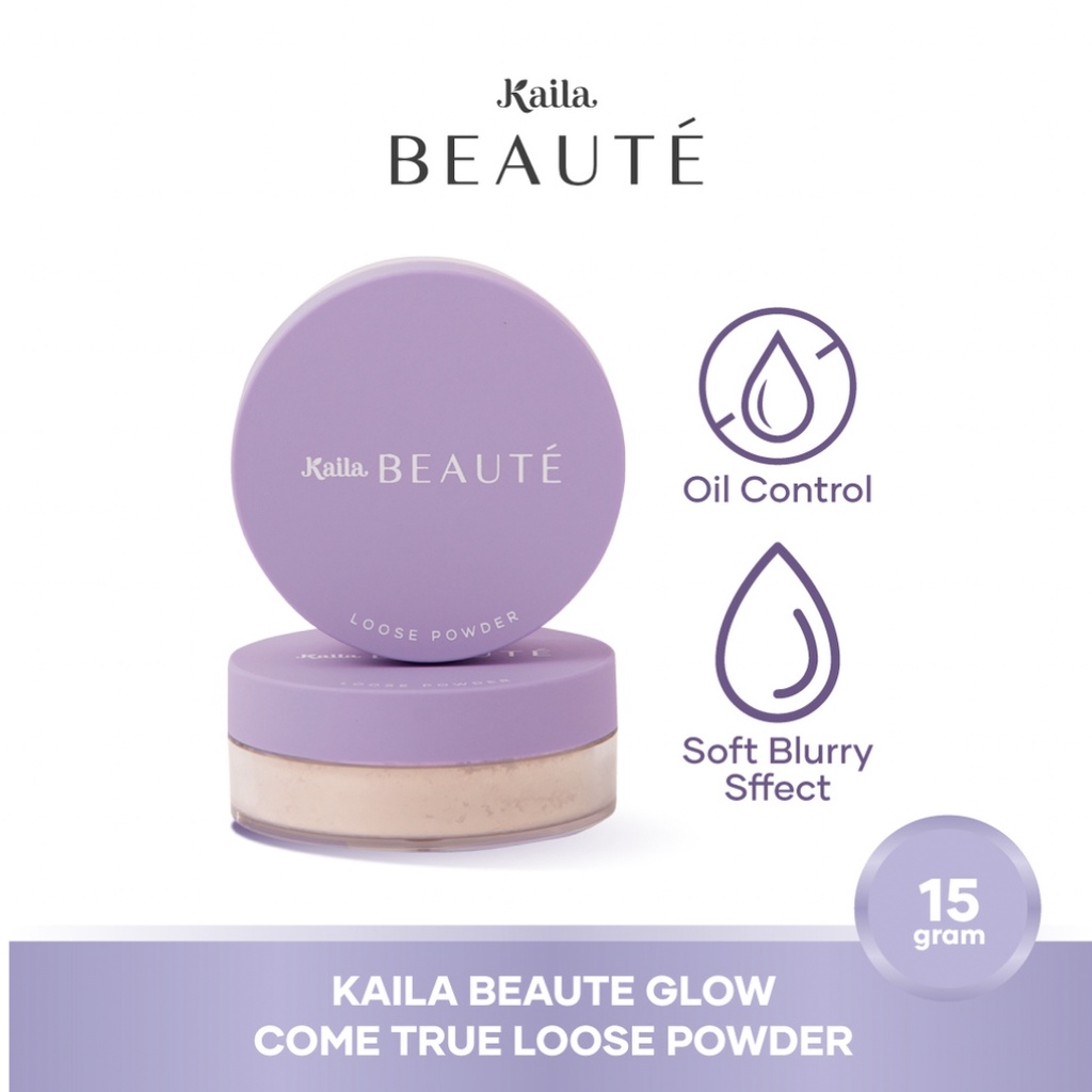 KAILA BEAUTE Glow Come True Loose Powder - 15gr | Bedak