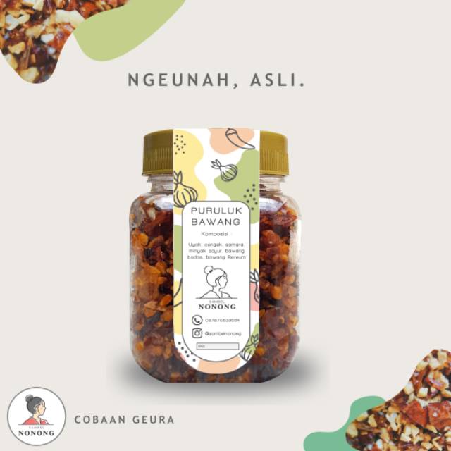 

Sambel Nonong Puruluk Bawang
