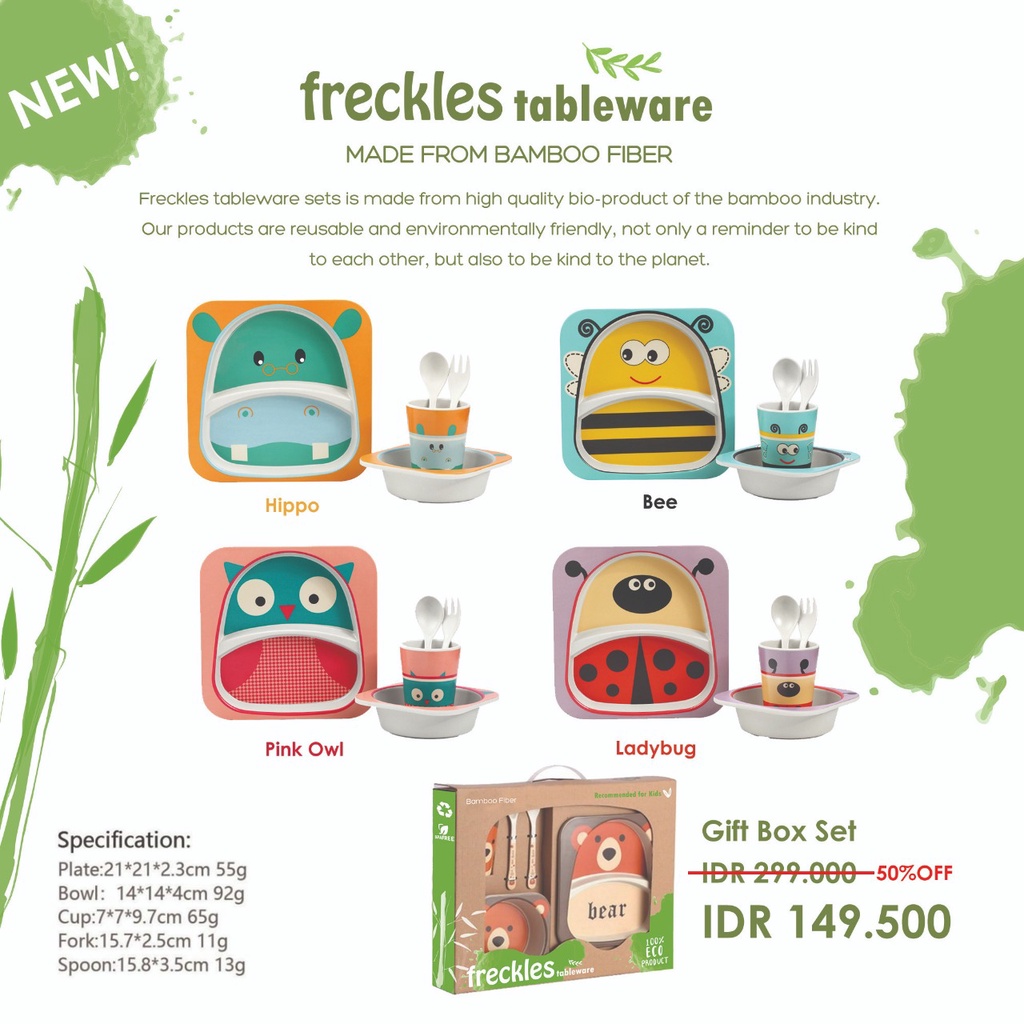 Freckles Tableware Feeding Set