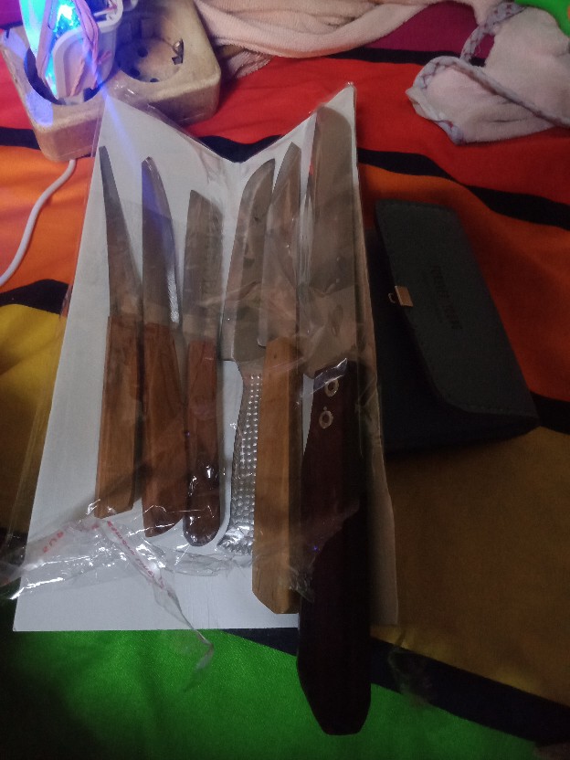Promo Paket Hemat Pisau Steinlees Anti Karat Dan Tajam Isi 5 Pcs / Isi 6 Pcs