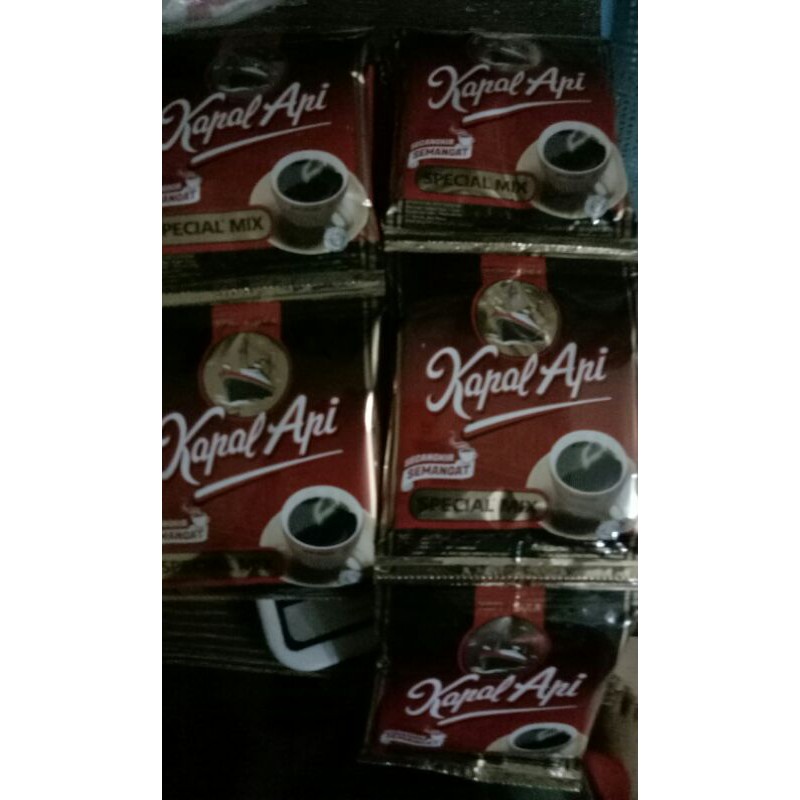 

kopi kapal api & ABC susu & Indocafe (Harga untuk 1 renceng)