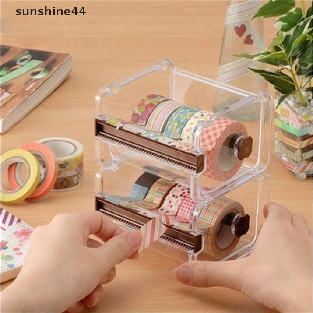 Sunshine Dispenser Selotip Washi Untuk Meja