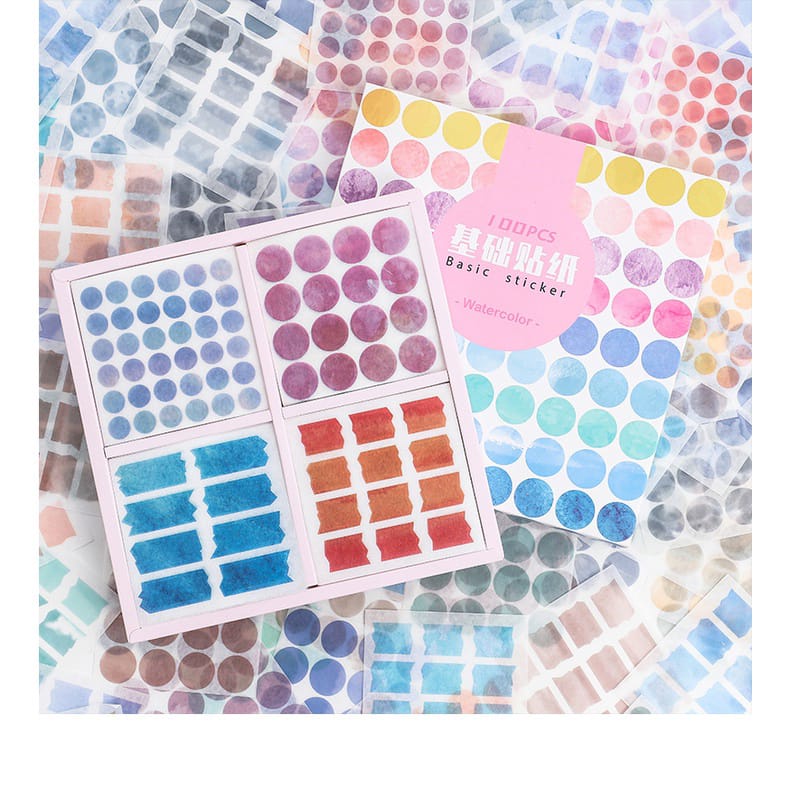 

Stiker Dot Stiker Basic Untuk Jurnal Scrapbook DIY