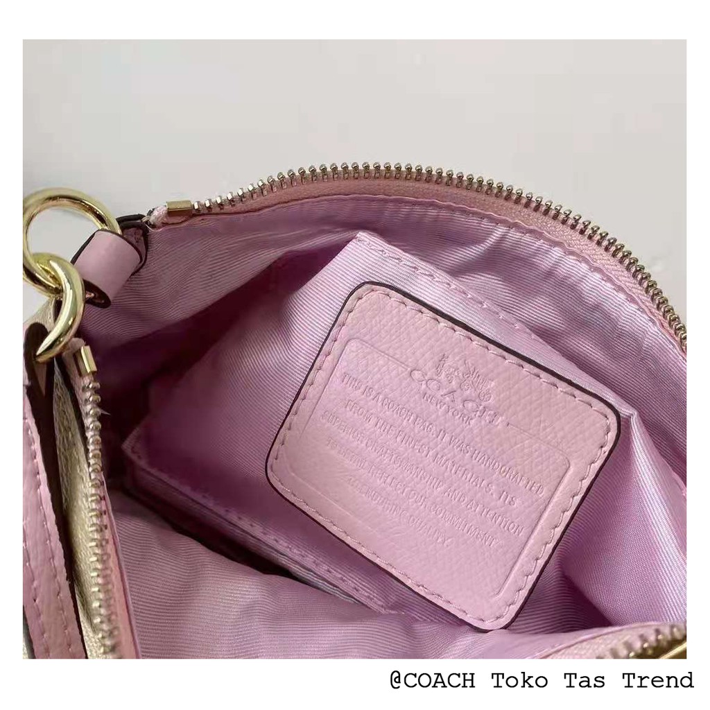 Sale !! Tas Wanita Original Coach 36674 Signature Top Handle Pouch Tas Bahu