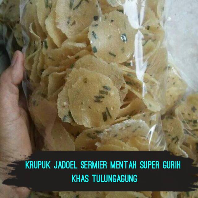 

Krupuk jadul sermier mentah super gurih khas Tulungagung 500gr