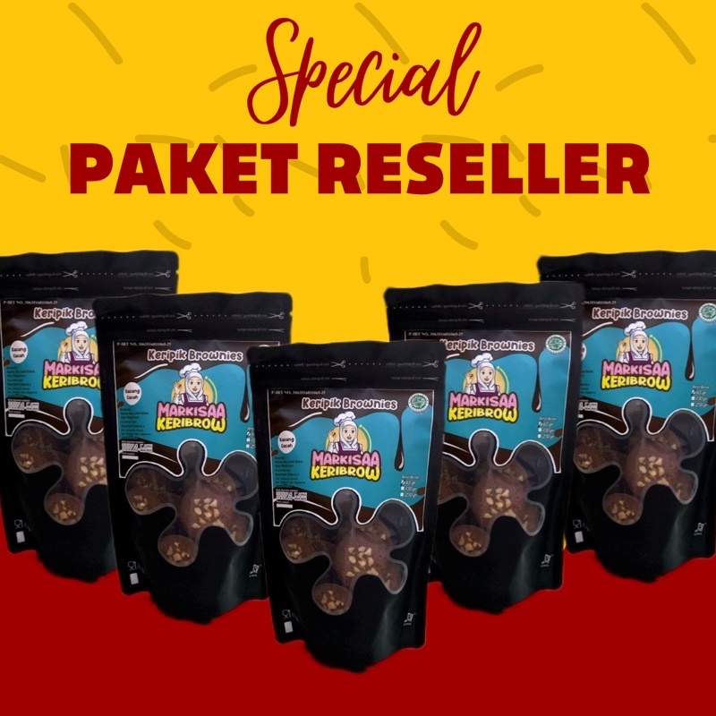 

KERIPIK BROWNIES / Keribrown PAKET RESELLER 10 pcs