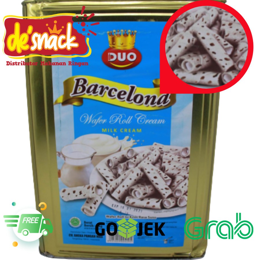 

Distributor/Grosir/Snack/Cemilan/ASTOR KECIL KALENG RASA MILK CREAM Merk Barcelona